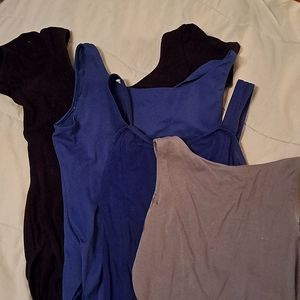 4 pack ladies ballet leotards or bodysuits size medium